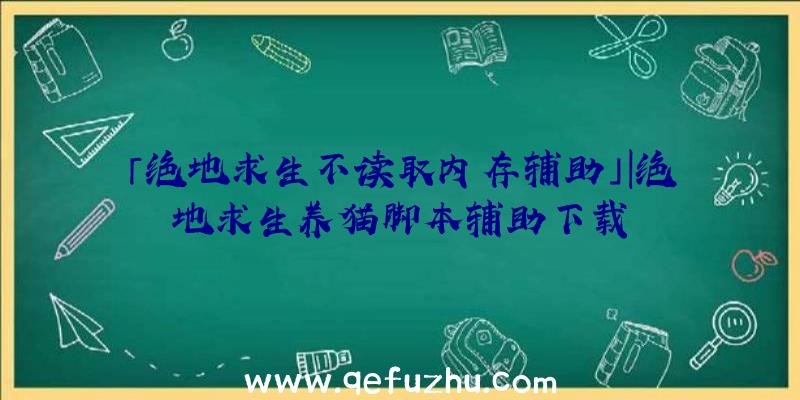 「绝地求生不读取内存辅助」|绝地求生养猫脚本辅助下载